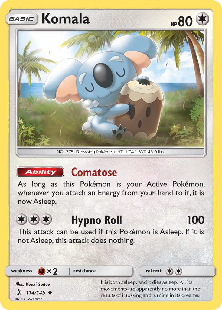 Komala (114/145) [Sun & Moon: Guardians Rising] | Mindsight Gaming