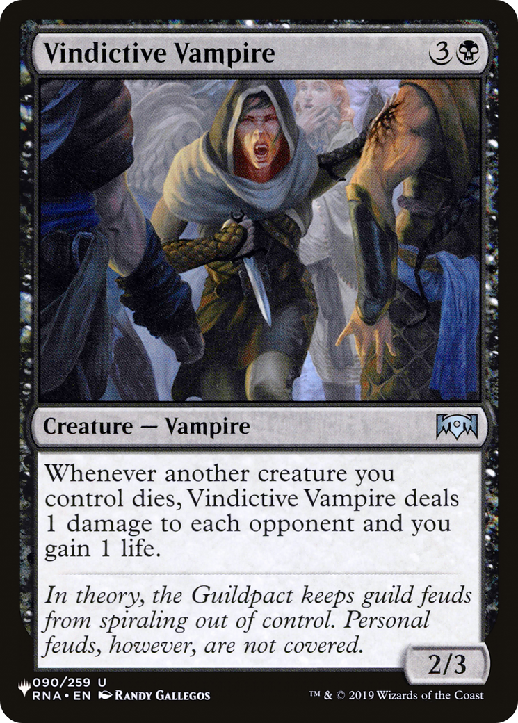 Vindictive Vampire [The List] | Mindsight Gaming