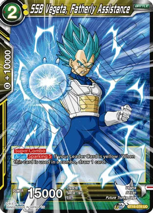 SSB Vegeta, Fatherly Assistance (BT16-078) [Realm of the Gods] | Mindsight Gaming