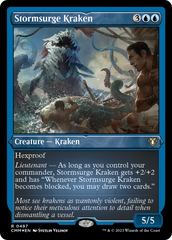 Stormsurge Kraken (Foil Etched) [Commander Masters] | Mindsight Gaming