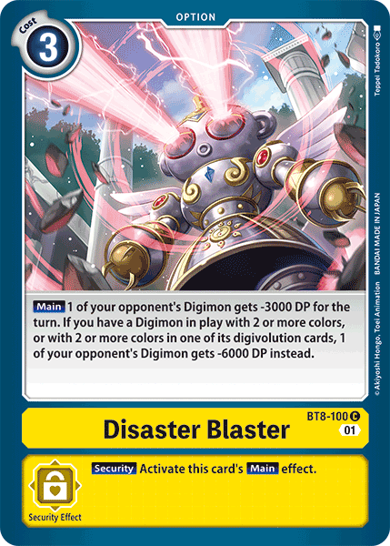 Disaster Blaster [BT8-100] [New Awakening] | Mindsight Gaming