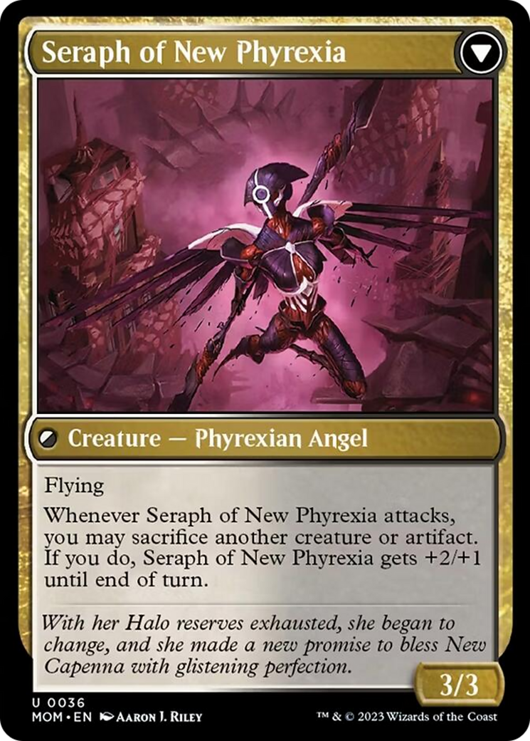 Seraph of New Capenna // Seraph of New Phyrexia [March of the Machine] | Mindsight Gaming