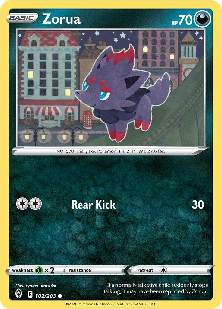 Zorua (102/203) [Sword & Shield: Evolving Skies] | Mindsight Gaming