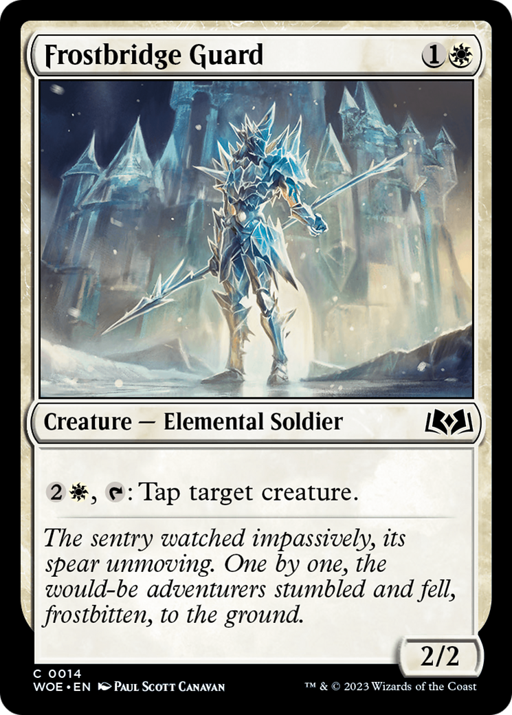 Frostbridge Guard [Wilds of Eldraine] | Mindsight Gaming