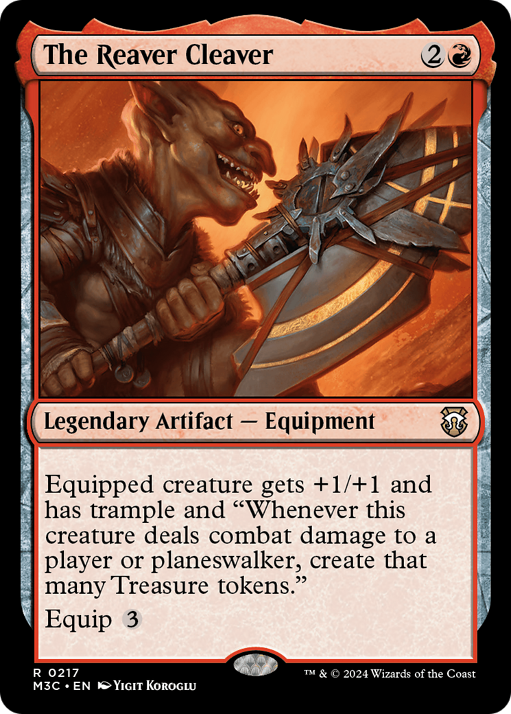 The Reaver Cleaver (Ripple Foil) [Modern Horizons 3 Commander] | Mindsight Gaming