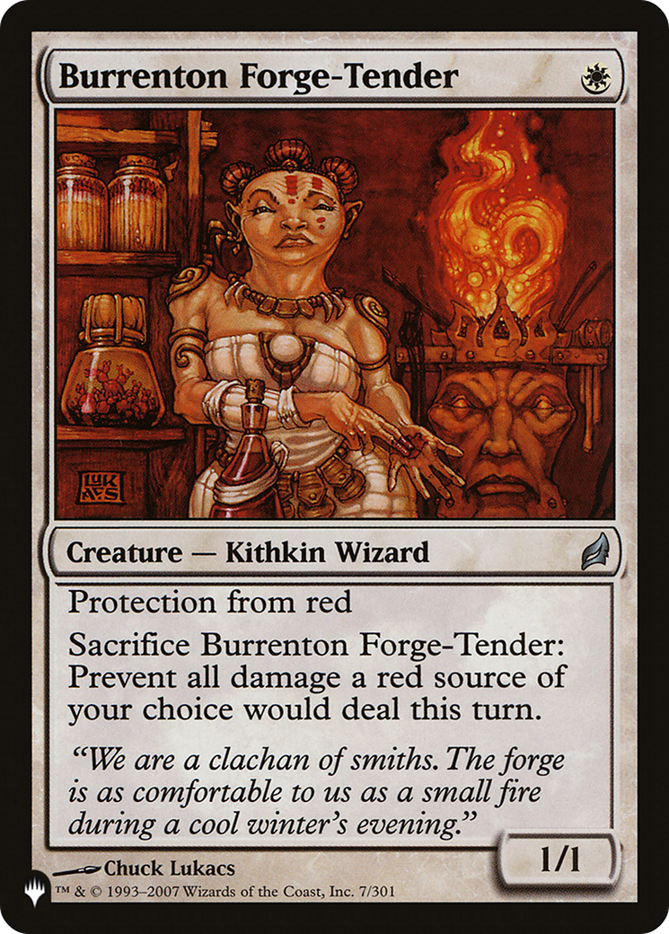 Burrenton Forge-Tender [The List Reprints] | Mindsight Gaming