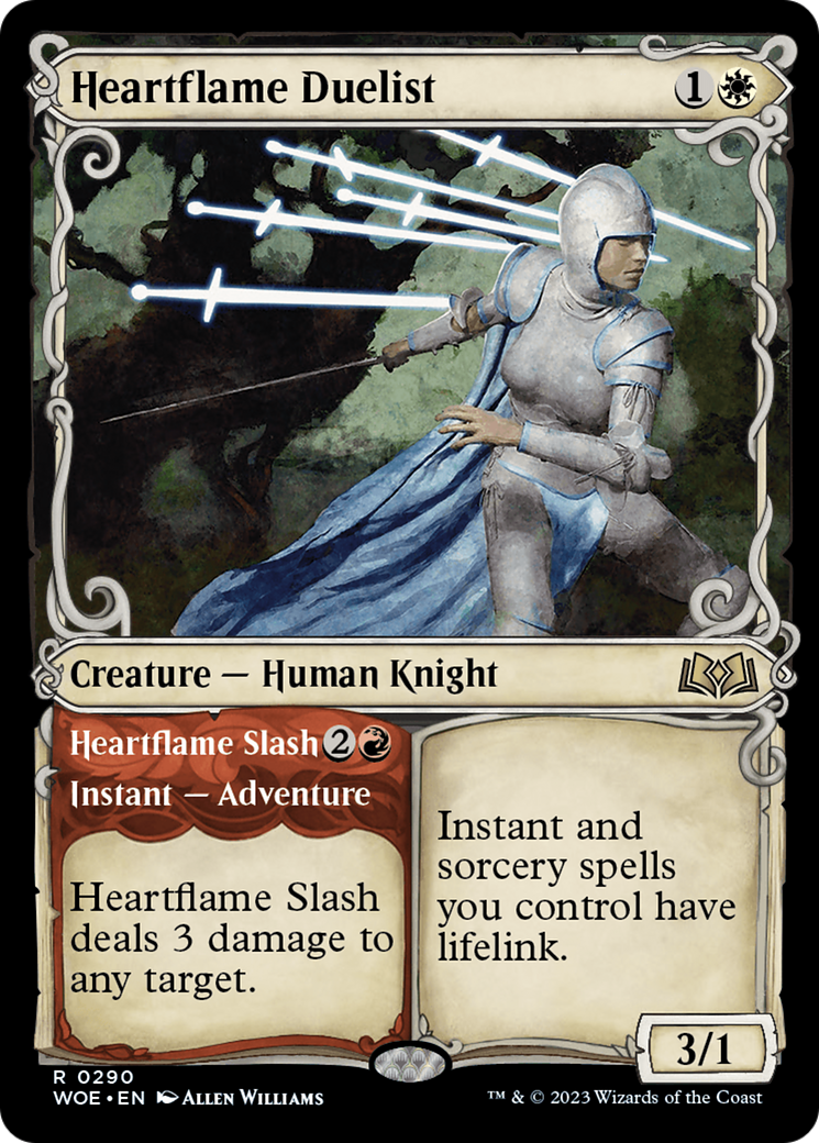 Heartflame Duelist // Heartflame Slash (Showcase) [Wilds of Eldraine] | Mindsight Gaming