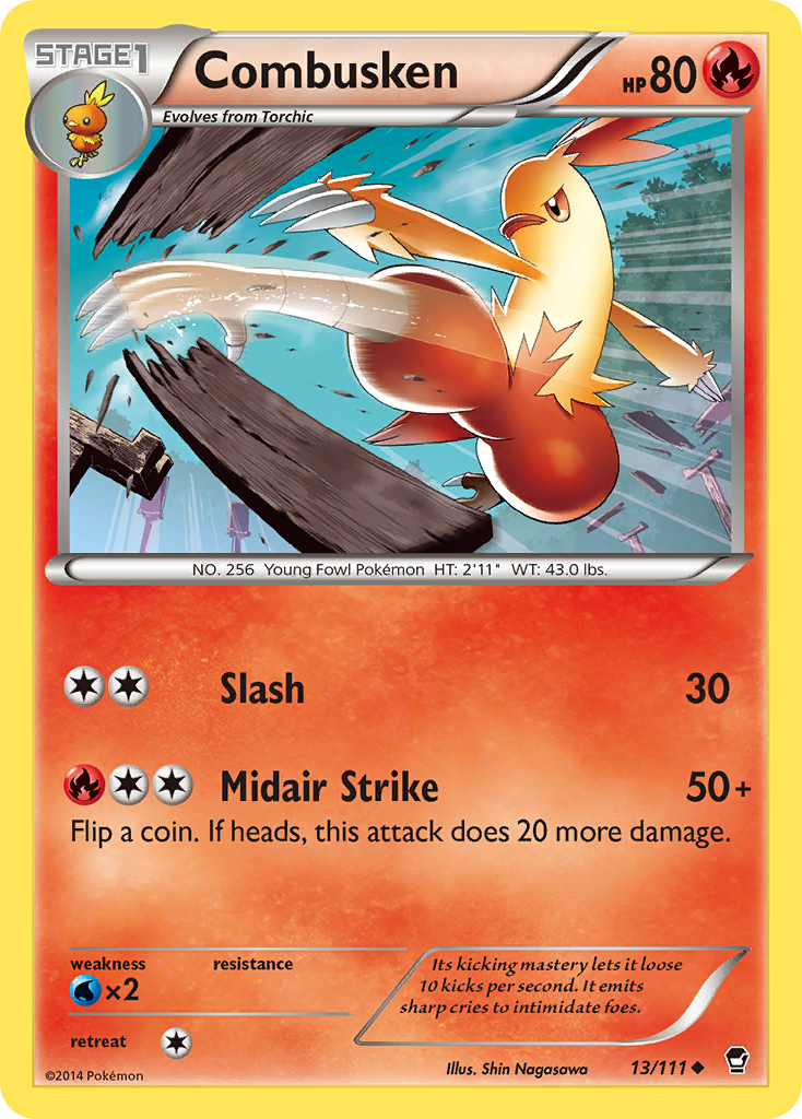 Combusken (13/111) [XY: Furious Fists] | Mindsight Gaming