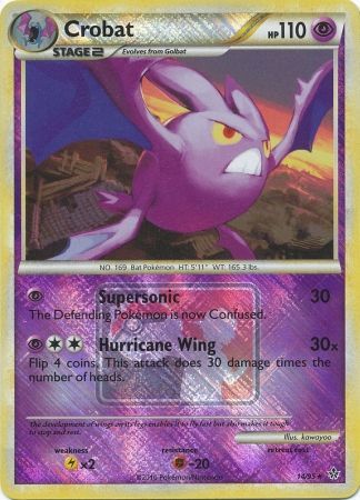 Crobat (14/95) (League Promo) [HeartGold & SoulSilver: Unleashed] | Mindsight Gaming