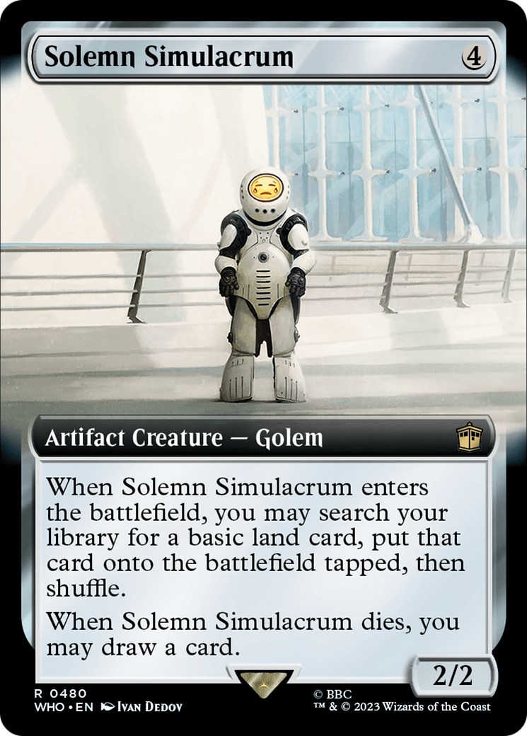 Solemn Simulacrum (Extended Art) [Doctor Who] | Mindsight Gaming