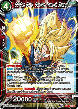 SS Son Goku, Soaring Through Space (BT17-006) [Ultimate Squad] | Mindsight Gaming