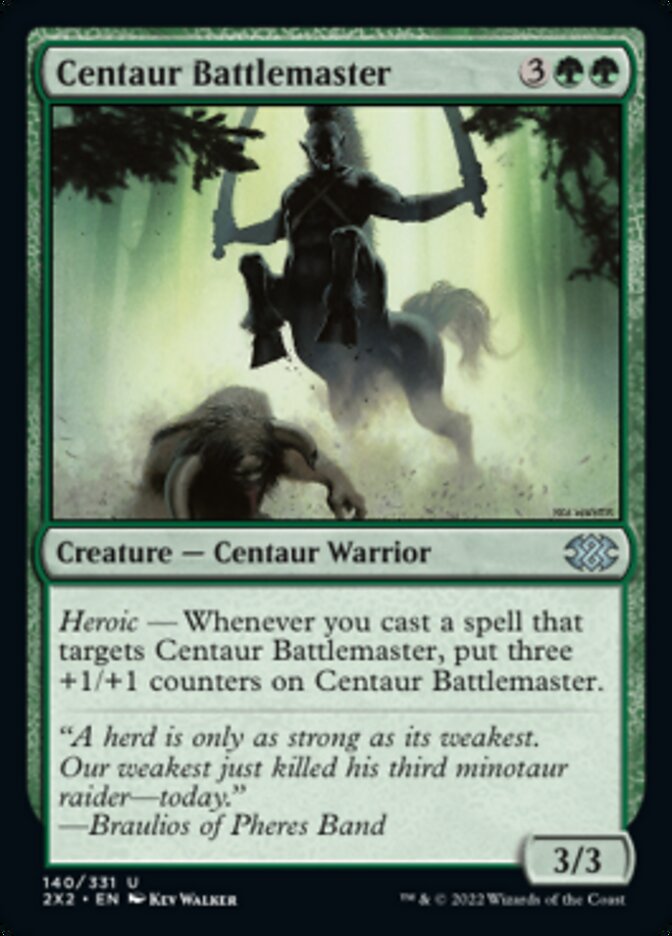 Centaur Battlemaster [Double Masters 2022] | Mindsight Gaming