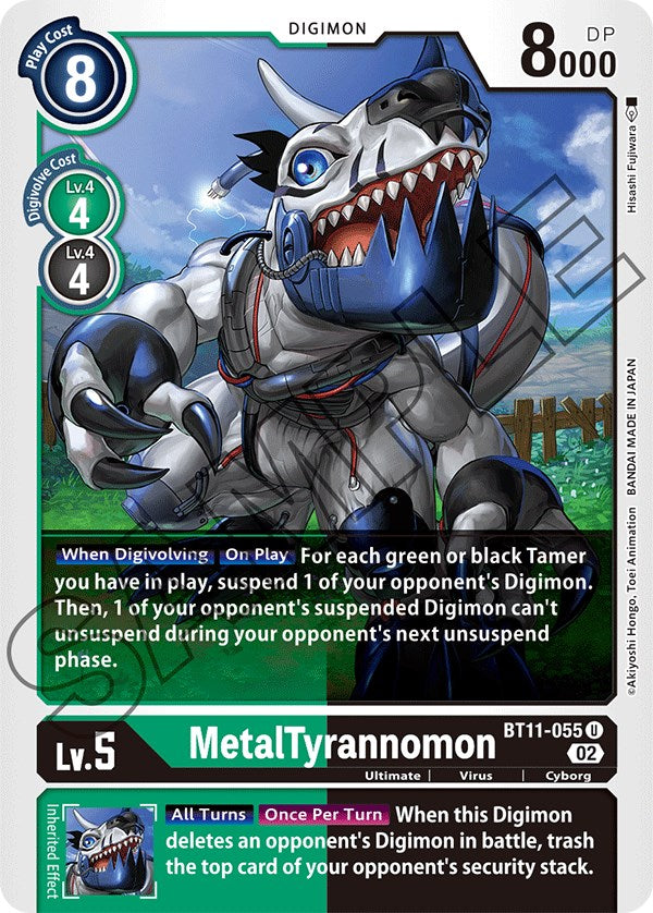 MetalTyrannomon [BT11-055] [Dimensional Phase] | Mindsight Gaming