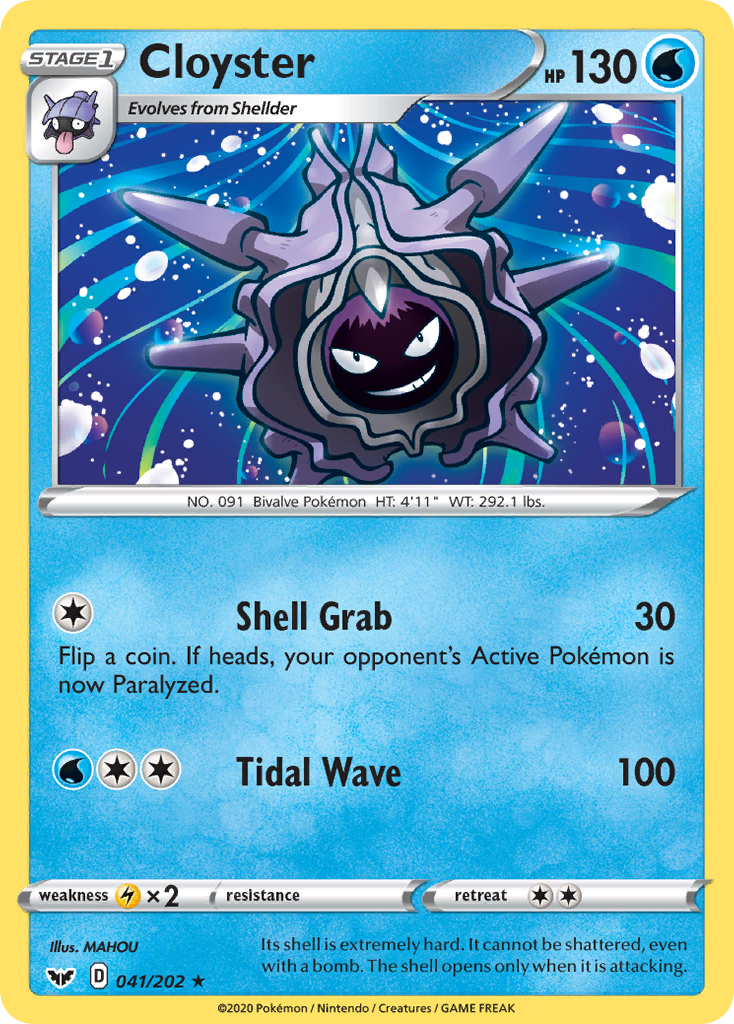 Cloyster (041/202) [Sword & Shield: Base Set] | Mindsight Gaming