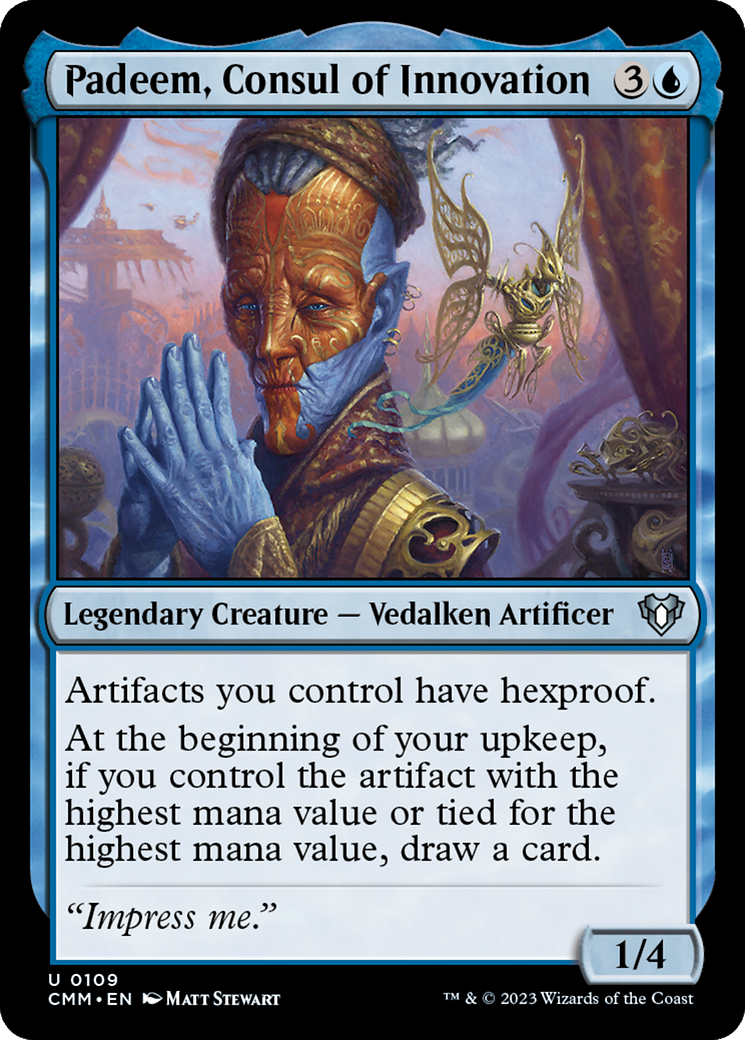 Padeem, Consul of Innovation [Commander Masters] | Mindsight Gaming