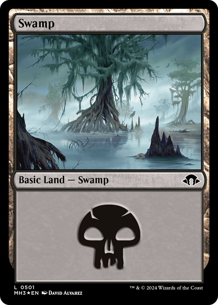 Swamp (0501) (Ripple Foil) [Modern Horizons 3] | Mindsight Gaming