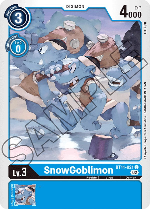 SnowGoblimon [BT11-021] [Dimensional Phase] | Mindsight Gaming