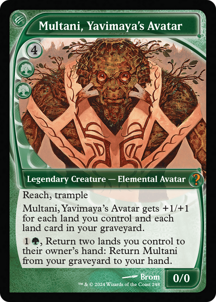 Multani, Yavimaya's Avatar (Future Sight) [Mystery Booster 2] | Mindsight Gaming