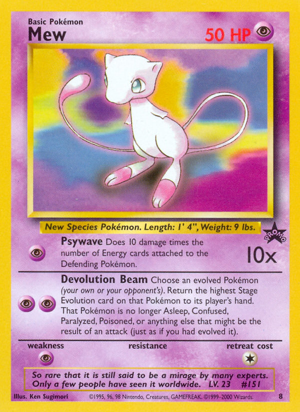 Mew (8) [Wizards of the Coast: Black Star Promos] | Mindsight Gaming