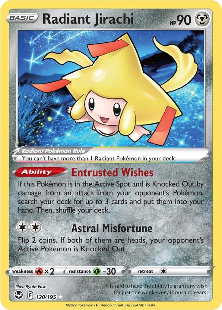 Radiant Jirachi (120/195) [Sword & Shield: Silver Tempest] | Mindsight Gaming