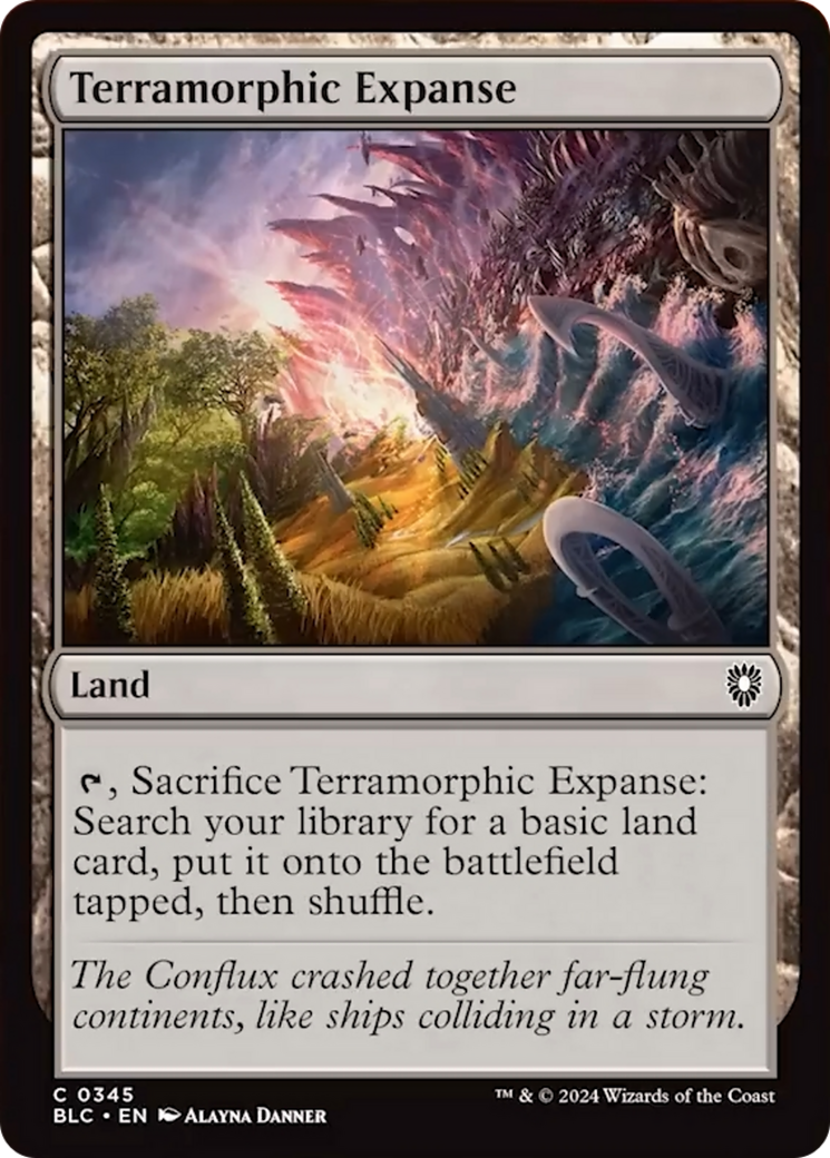 Terramorphic Expanse [Bloomburrow Commander] | Mindsight Gaming