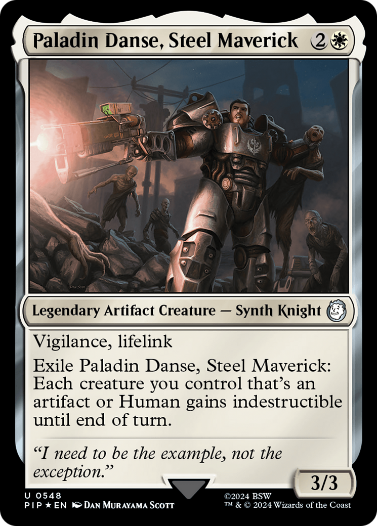 Paladin Danse, Steel Maverick (Surge Foil) [Fallout] | Mindsight Gaming