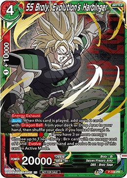 SS Broly, Evolution's Harbinger (Gold Stamped) (P-336) [Tournament Promotion Cards] | Mindsight Gaming