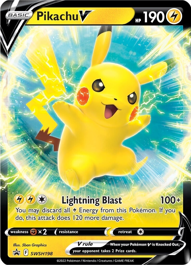 Pikachu V (SWSH198) [Sword & Shield: Black Star Promos] | Mindsight Gaming