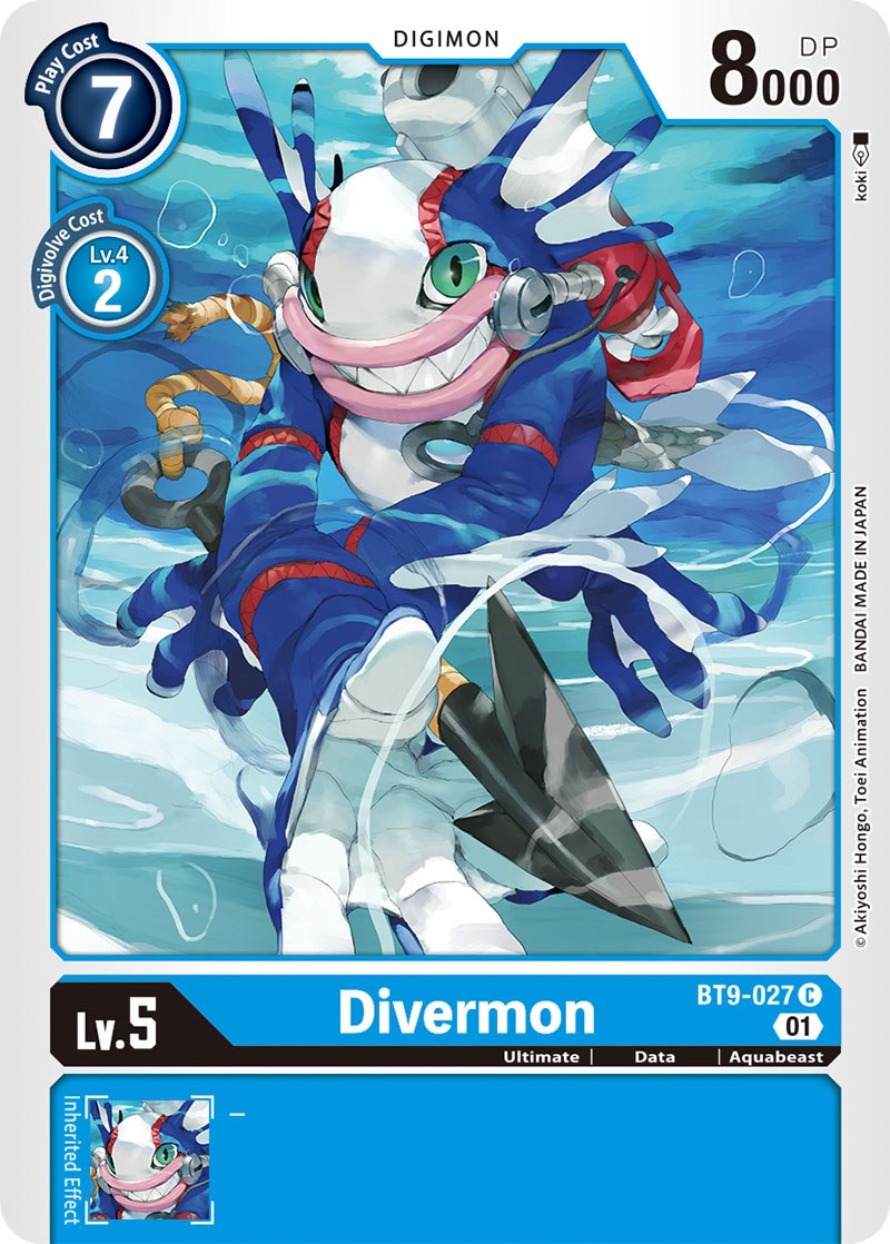 Divermon [BT9-027] [X Record] | Mindsight Gaming