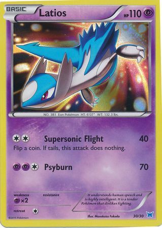 Latios (30/30) [XY: Trainer Kit 2 - Latios] | Mindsight Gaming