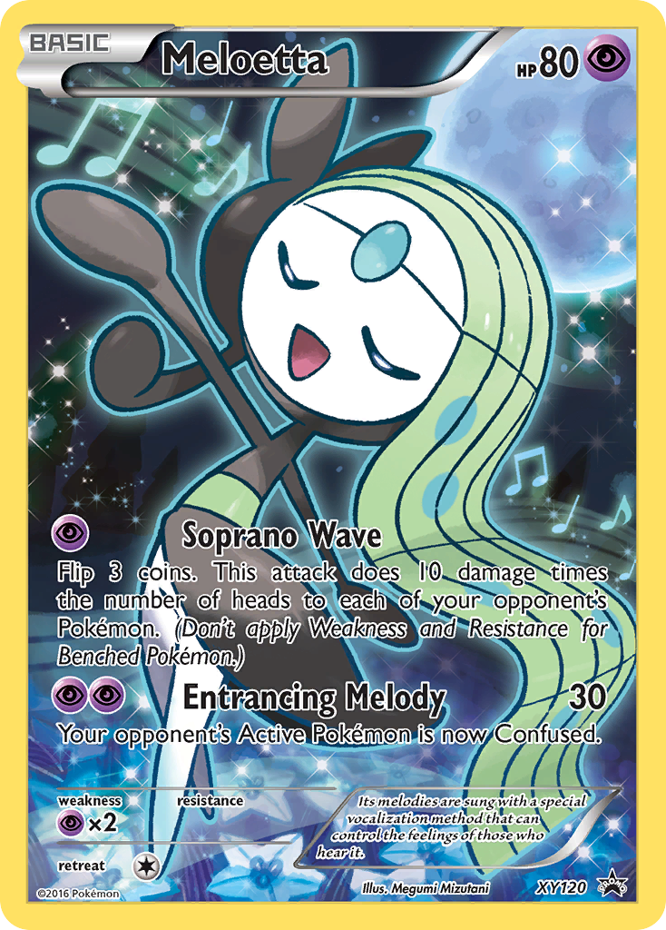 Meloetta (XY120) [XY: Black Star Promos] | Mindsight Gaming