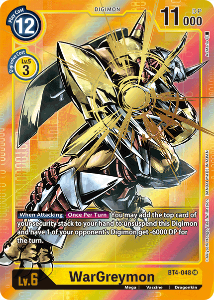 WarGreymon [BT4-048] (Alternate Art) [Great Legend] | Mindsight Gaming