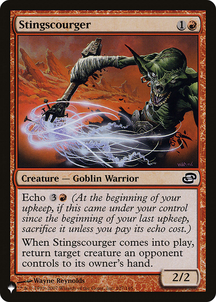 Stingscourger [The List Reprints] | Mindsight Gaming