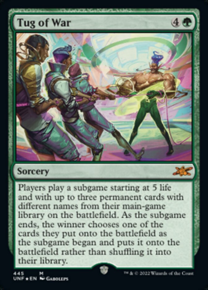 Tug of War (Galaxy Foil) [Unfinity] | Mindsight Gaming