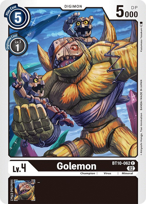 Golemon [BT10-062] [Xros Encounter] | Mindsight Gaming