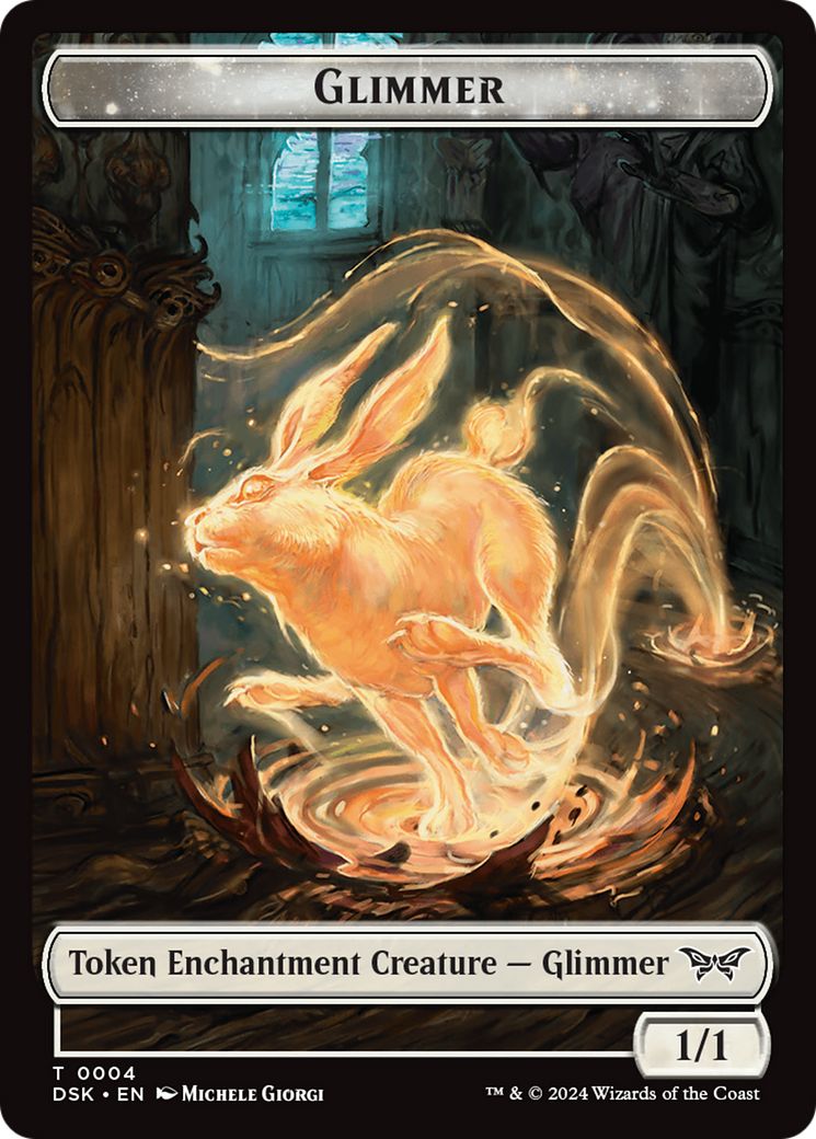 Glimmer Token [Duskmourn: House of Horror Tokens] | Mindsight Gaming