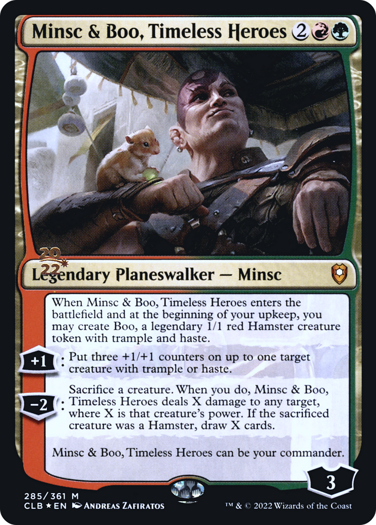 Minsc & Boo, Timeless Heroes (Promo Pack) [The Lost Caverns of Ixalan Promos] | Mindsight Gaming