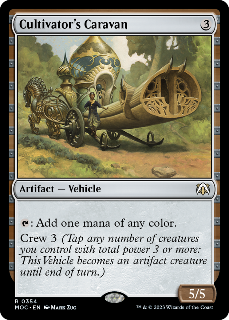 Cultivator's Caravan [March of the Machine Commander] | Mindsight Gaming