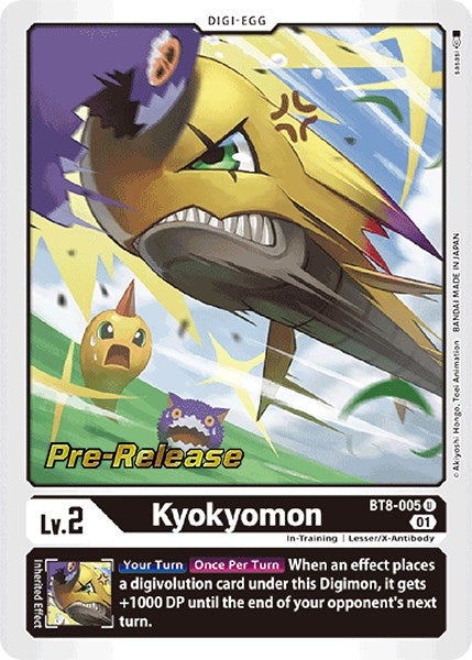 Kyokyomon [BT8-005] [New Awakening Pre-Release Cards] | Mindsight Gaming