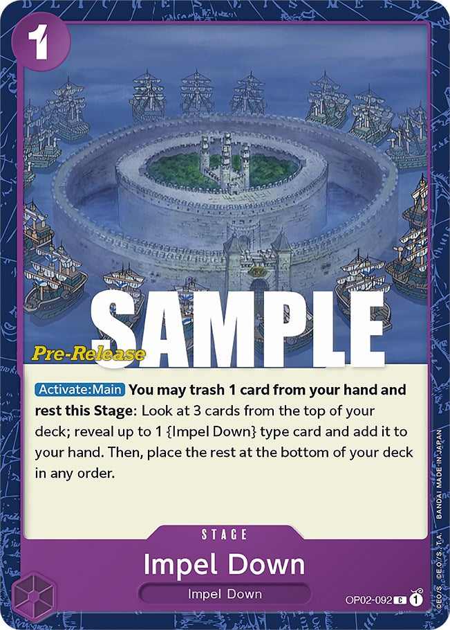 Impel Down [Paramount War Pre-Release Cards] | Mindsight Gaming