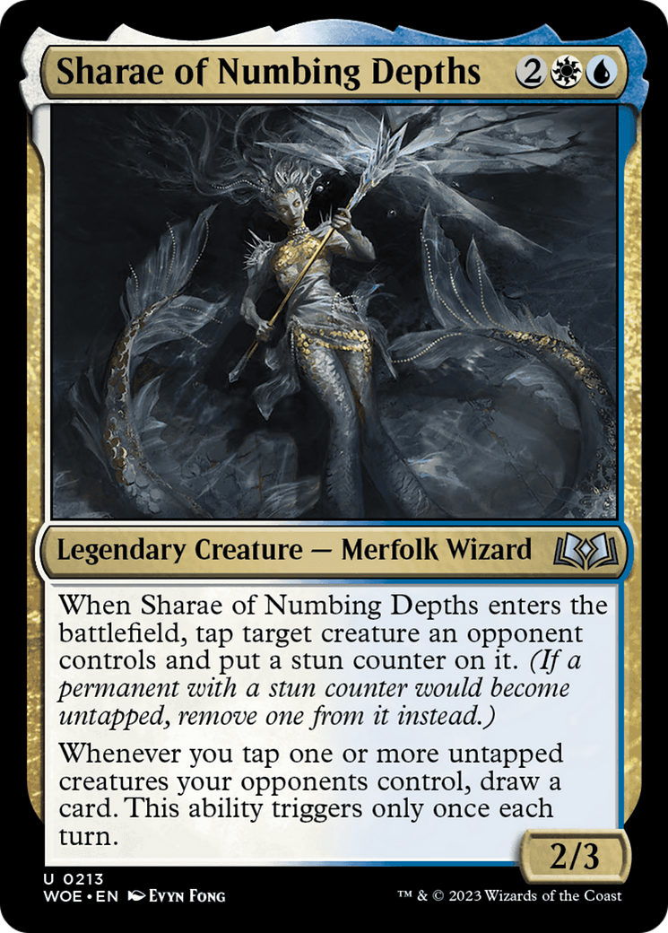 Sharae of Numbing Depths [Wilds of Eldraine] | Mindsight Gaming