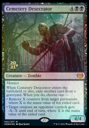 Cemetery Desecrator [Innistrad: Crimson Vow Prerelease Promos] | Mindsight Gaming