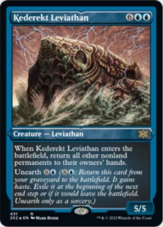 Kederekt Leviathan (Foil Etched) [Double Masters 2022] | Mindsight Gaming