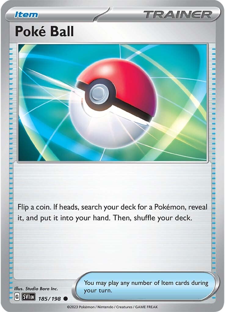 Poke Ball (185/198) [Scarlet & Violet: Base Set] | Mindsight Gaming