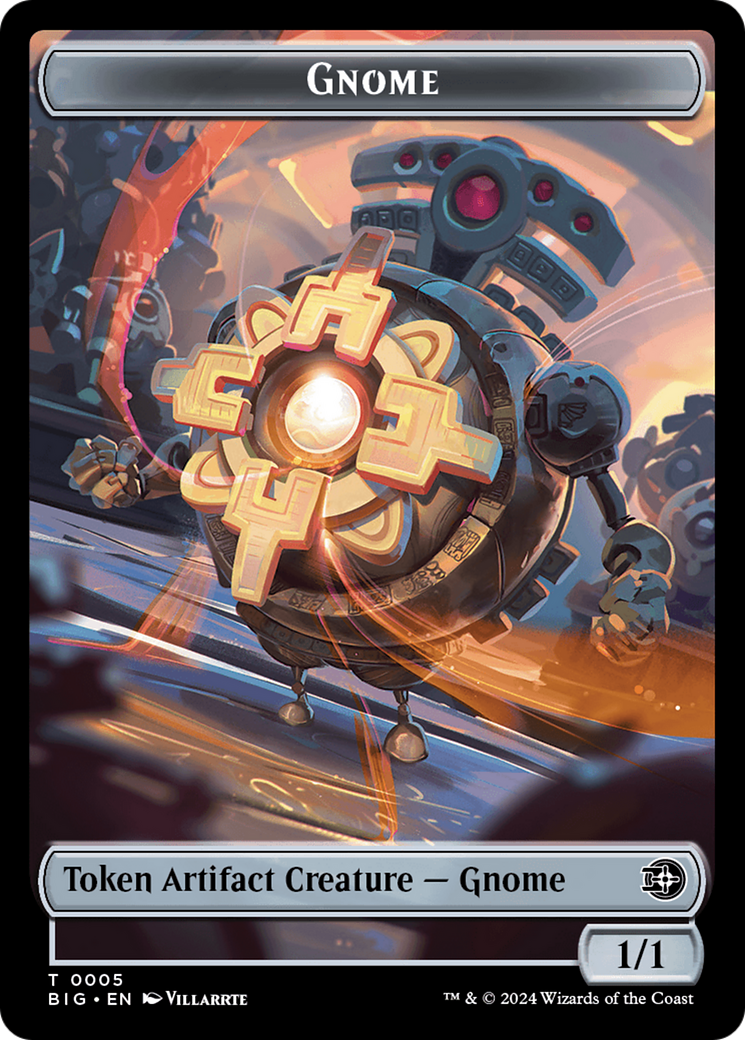 Gnome // Plot Double-Sided Token [Outlaws of Thunder Junction: The Big Score Tokens] | Mindsight Gaming