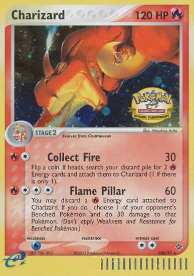 Charizard (100/97) (National Championship 2004) [League & Championship Cards] | Mindsight Gaming