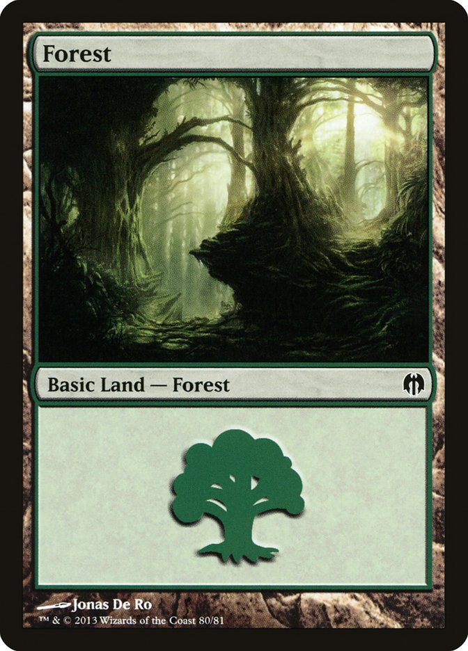 Forest (80) [Duel Decks: Heroes vs. Monsters] | Mindsight Gaming