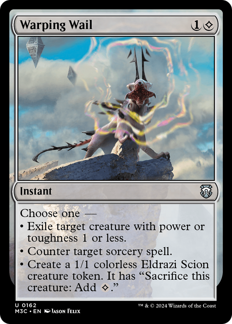 Warping Wail (Ripple Foil) [Modern Horizons 3 Commander] | Mindsight Gaming