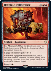 Hexplate Wallbreaker [Phyrexia: All Will Be One Commander] | Mindsight Gaming