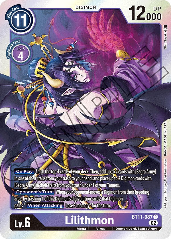 Lilithmon [BT11-087] [Dimensional Phase] | Mindsight Gaming